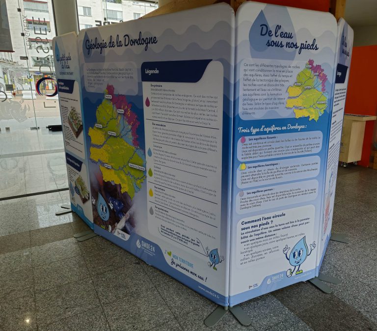 Exposition pédagogique eau potable SMDE 24