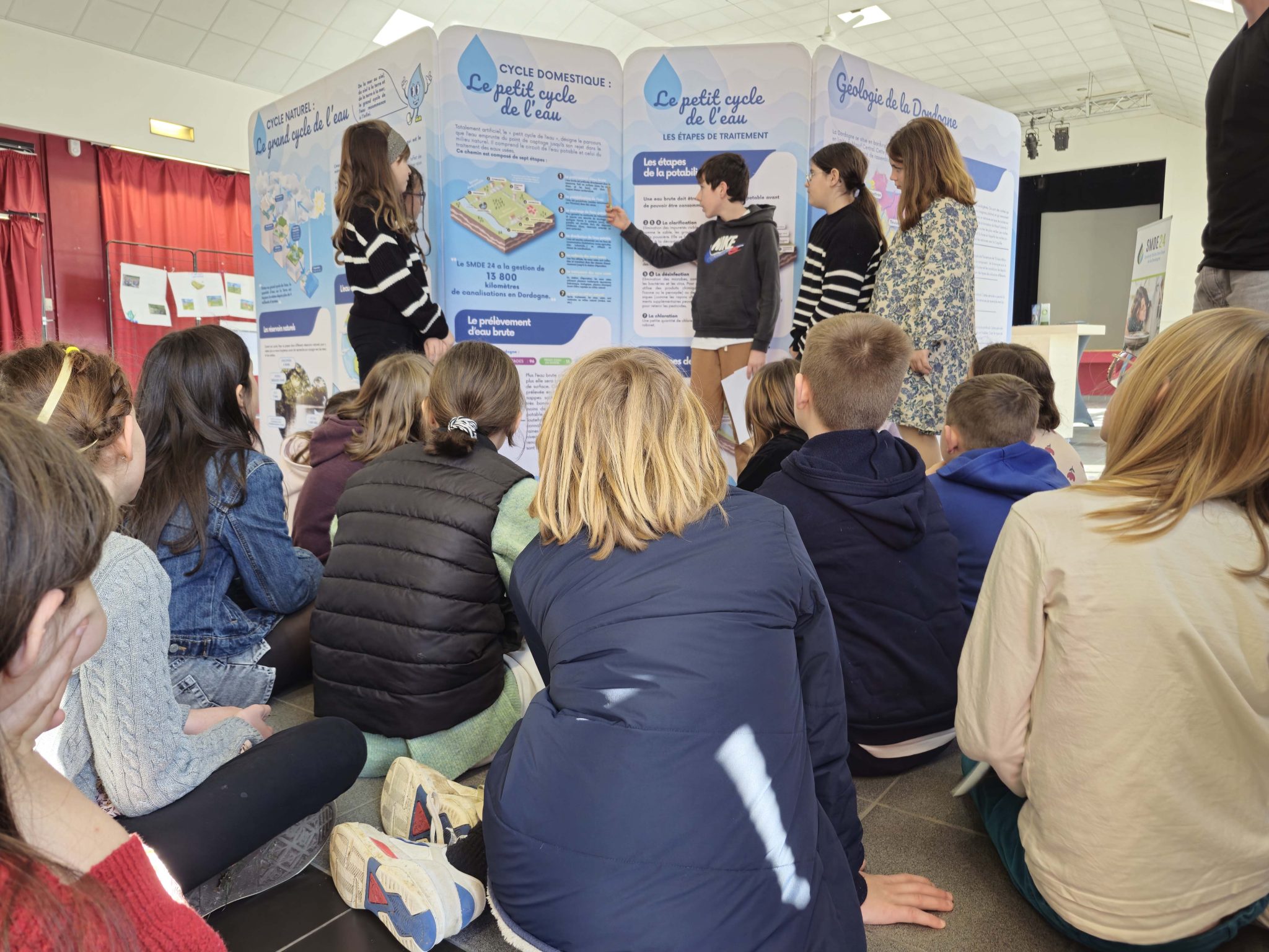 Exposition pédagogique eau potable SMDE 24
