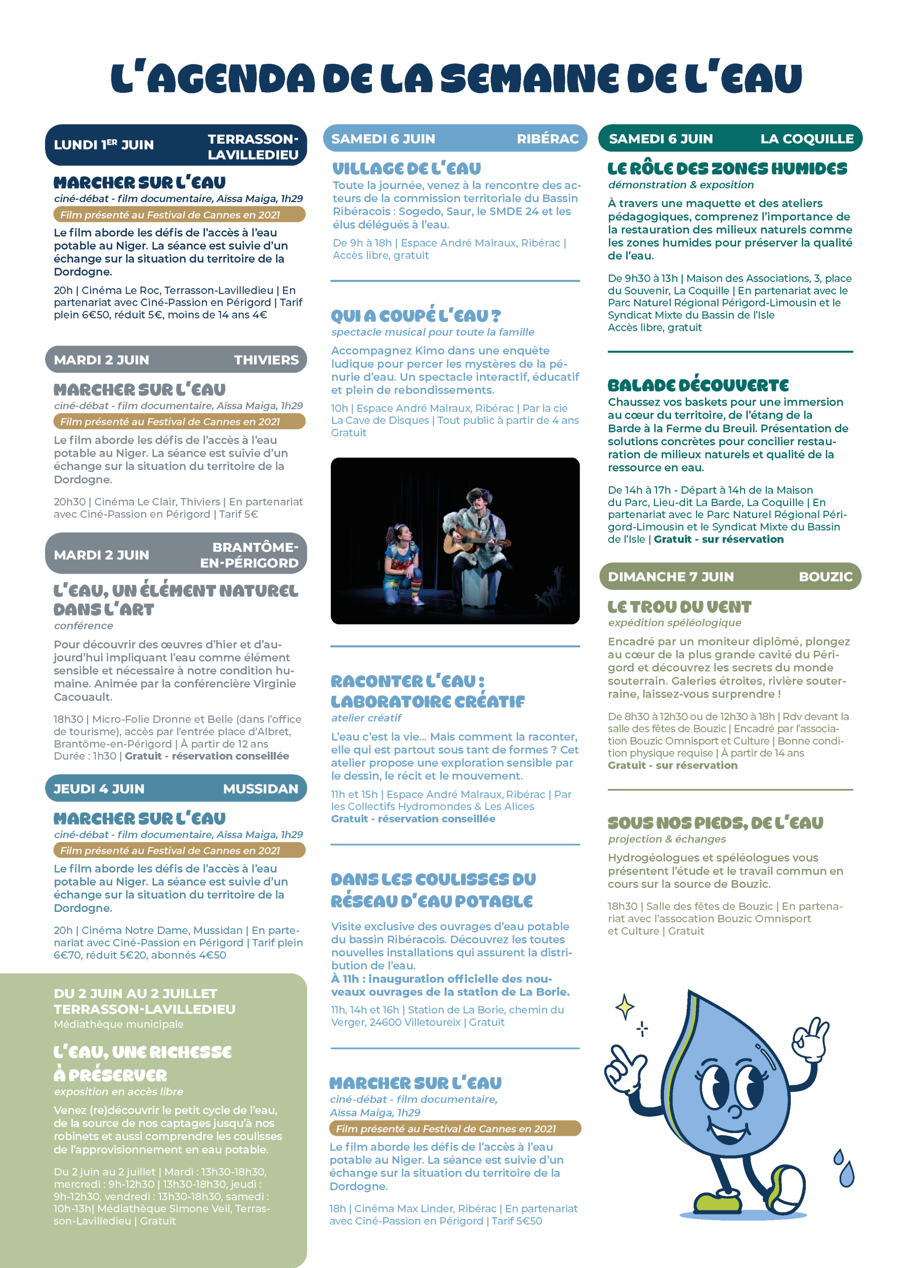 PROGRAMME SEMAINE DE L'EAU 2026 SMDE 24