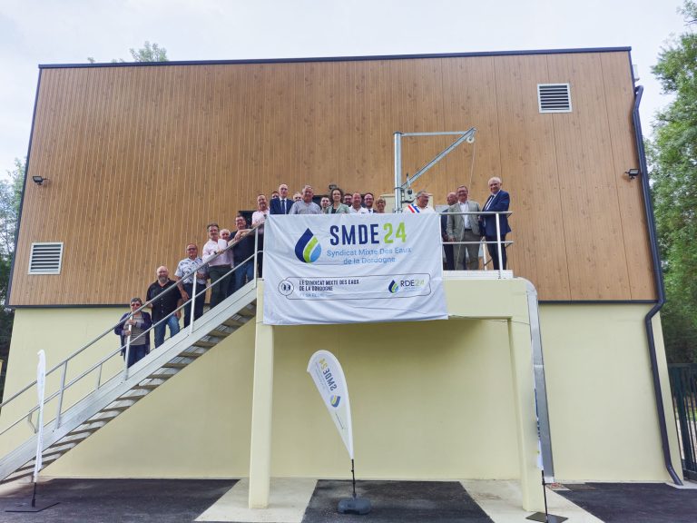 Inauguration station de traitement de La Borie Villetoureix