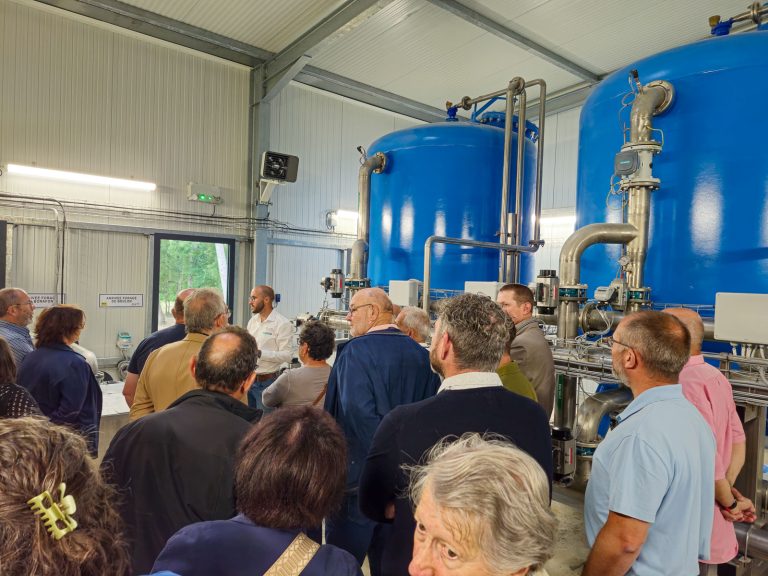 Inauguration station de traitement de La Borie Villetoureix